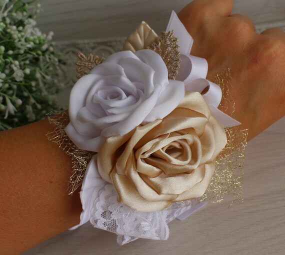 wedding wrist corsage bracelet