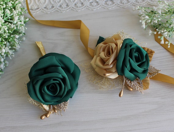 gold corsage bracelet
