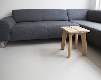 KRUK 035 massief eiken kruk / bijzettafel