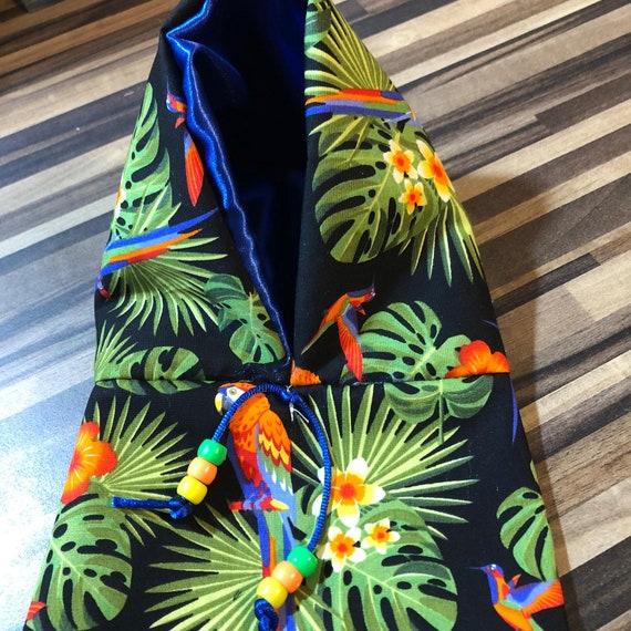 Pet bird parrot 'SCARLET WONDER' hoodie - all sizes available - petite to large