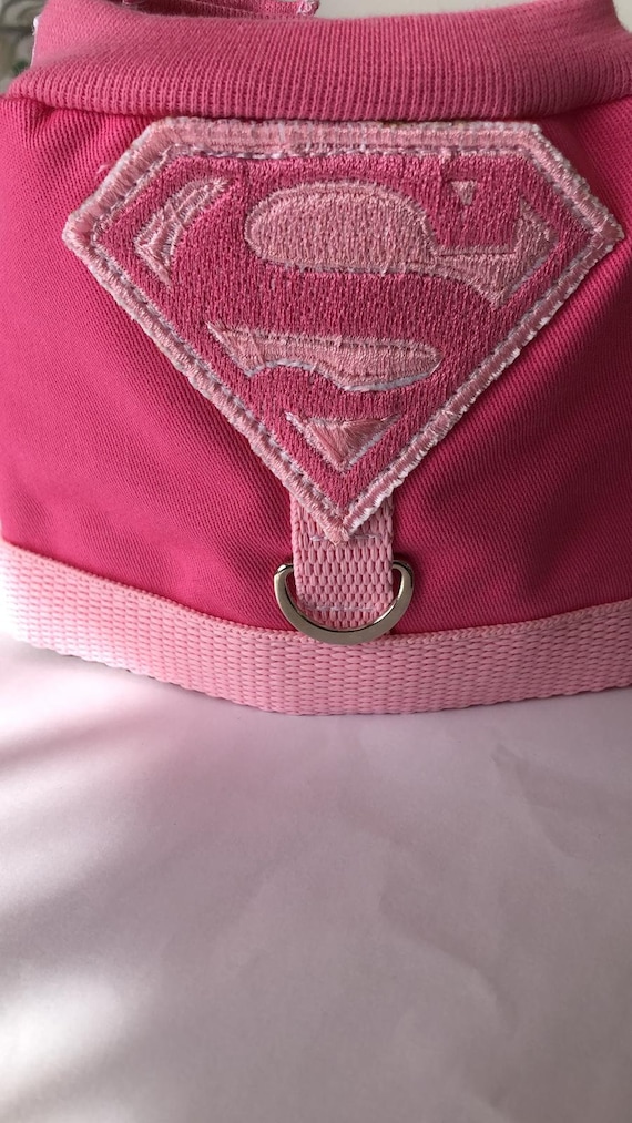 Pet parrot bird flying superGIRL HARNESS & JACKET in 1 - Made to fit any sized bird! More designs available