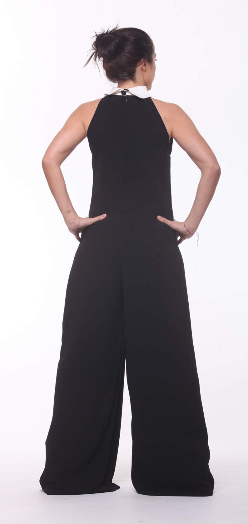 Extravagant Jumpsuit Paradox Elegant Jumpsuit Women Overall Classy Romper Wide Overall Summer Jumpsuit PP0164