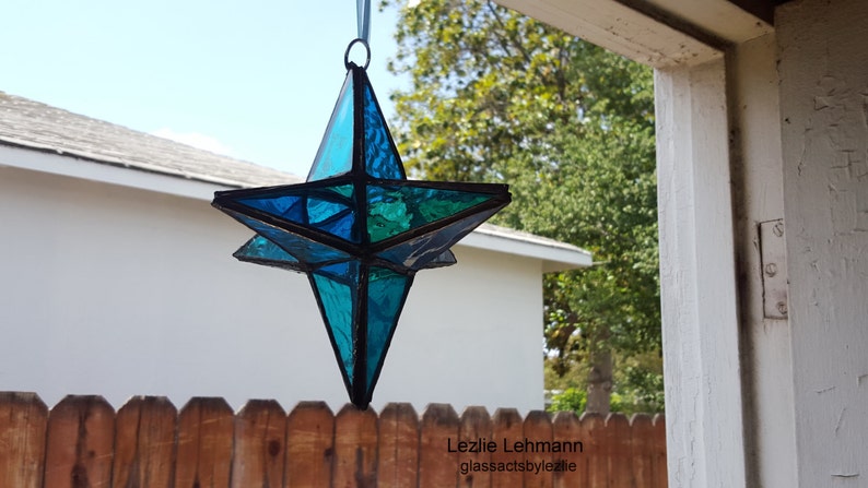 3D Star 5 Stained Glass image 1