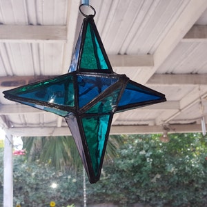 3D Star 5 Stained Glass image 3