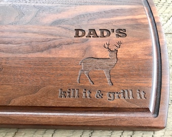 Custom Cutting board, Fathers day Grilling, Gift for Dad, Hunting Gifts, Fathers day Gift, Grilling gift, Husband gift, gift for him