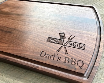 Cutting Board, Grill Master, Fathers day Grilling, Gifts for Him, Fathers day gift, Grilling Gift