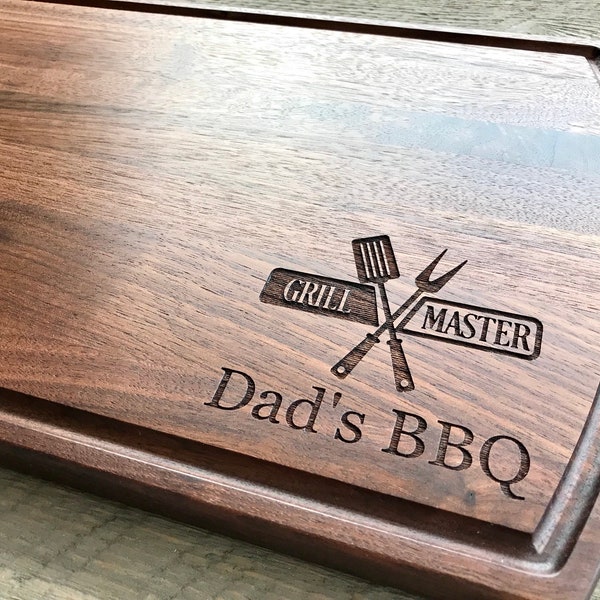 Cutting Board, Grill Master, Fathers day Grilling, Gifts for Him, Fathers day gift, Grilling Gift