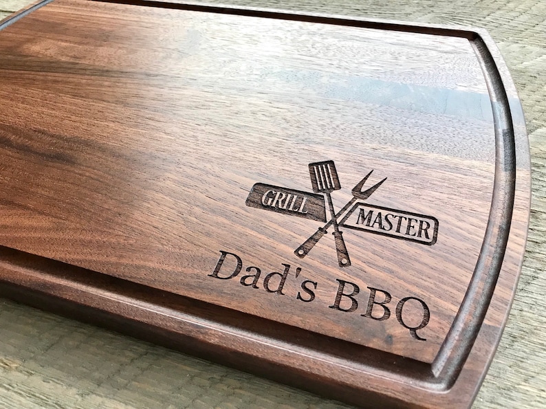 Cutting Board, Grill Master, Fathers day Grilling, Gifts for Him, Fathers day gift, Grilling Gift image 1