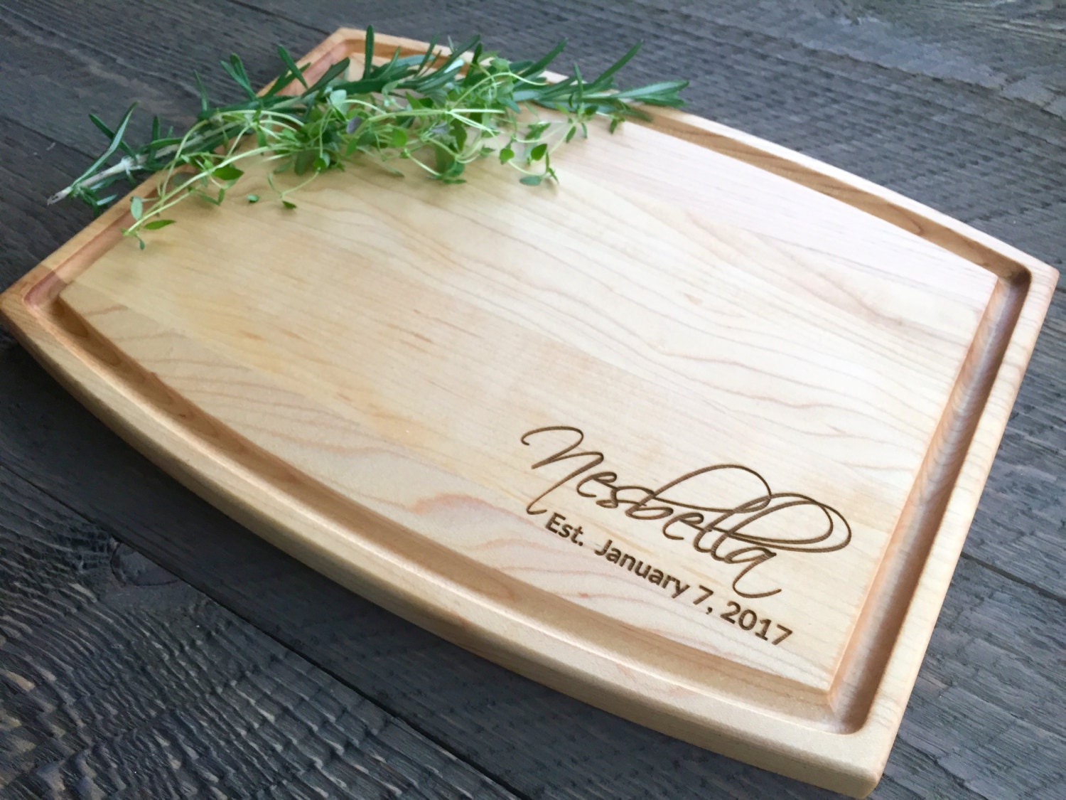 Personalized Cutting Board Custom Cutting Board Engraved Etsy
