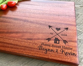 Home Sweet Home, Closing Gift, Cutting board, Realtor closing gift, Housewarming gift, Client Gift