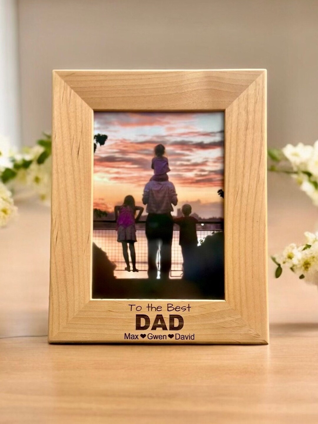 Fathers Day Gift, Personalized Picture Frame, Gift for Dad, Best Dad - Etsy