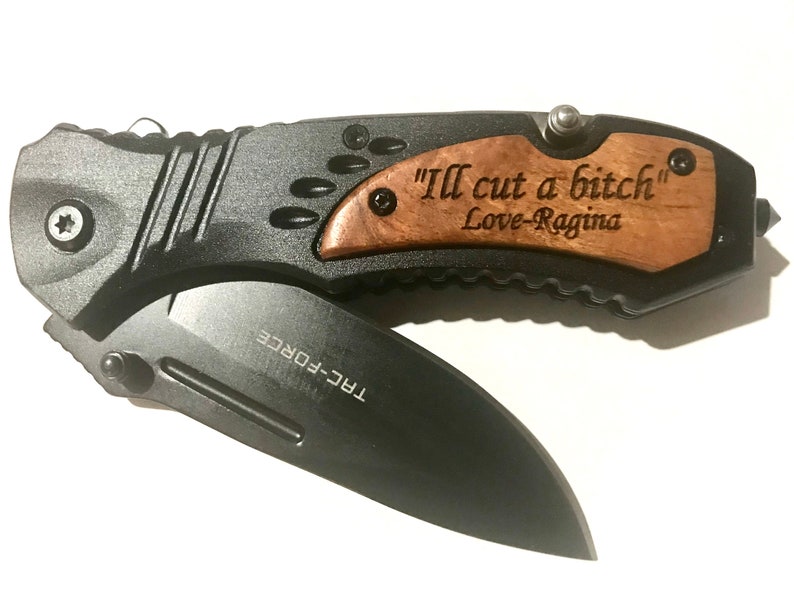 Custom Pocket Knife Gift for Him Gift for Boyfriend Funny Etsy