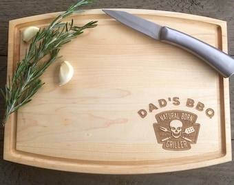 Personalized Cutting board, Fathers day, Gift for him, Grilling gift, Funny fathers day, Custom cutting board