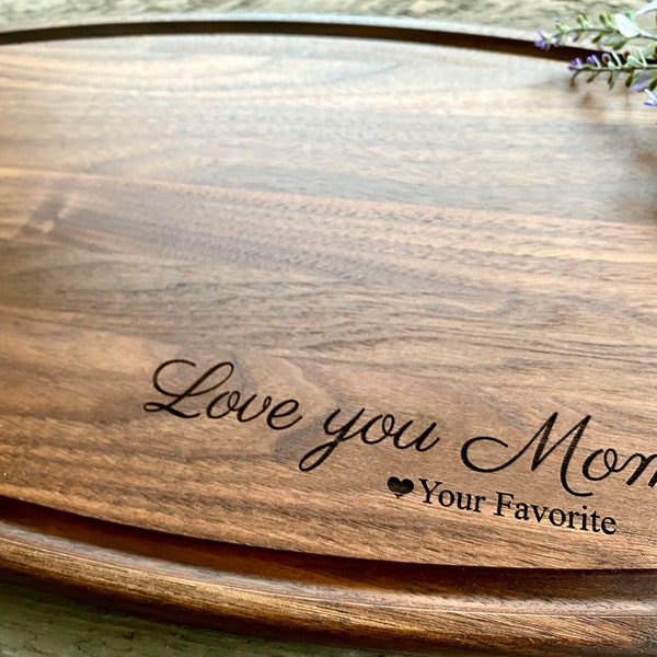 Mother's Day Personalized Cutting Board, Custom cutting board, Gift for Mom, Free Shipping