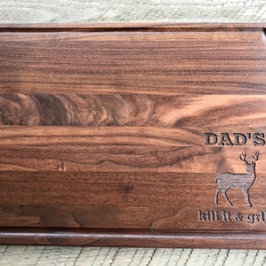 Custom Cutting board, Fathers day Grilling, Gift for Dad, Hunting Gifts, Fathers day Gift, Grilling gift, Husband gift, gift for him image 2