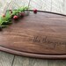 Custom Cutting Board, Personalized Cutting Board, Engraved Cutting Board, Christmas Gift, Wedding Gift, Walnut, Maple 