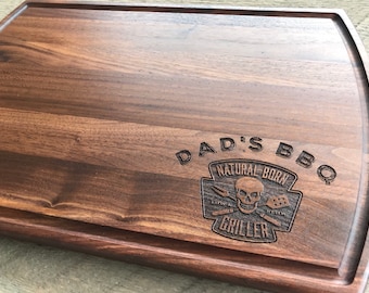 Custom Cutting Board, Fathers Day, Grilling Gift, Gift from daughter, Dad Gift, Personalized Grilling