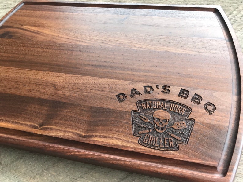 Custom Cutting Board, Fathers Day, Grilling Gift, Gift from daughter, Dad Gift, Personalized Grilling image 1