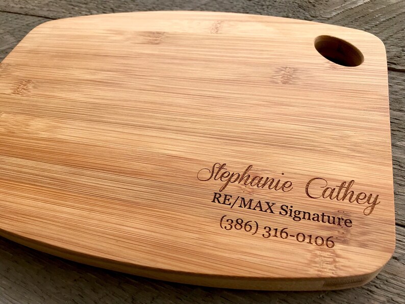 Realtor marketing First Home housewarming gift Cutting board Home sales New Home Welcome Home Real estate Closing Gift Client gift
