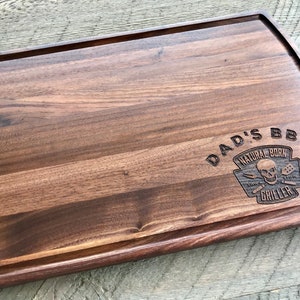 Custom Cutting Board, Fathers Day, Grilling Gift, Gift from daughter, Dad Gift, Personalized Grilling image 2