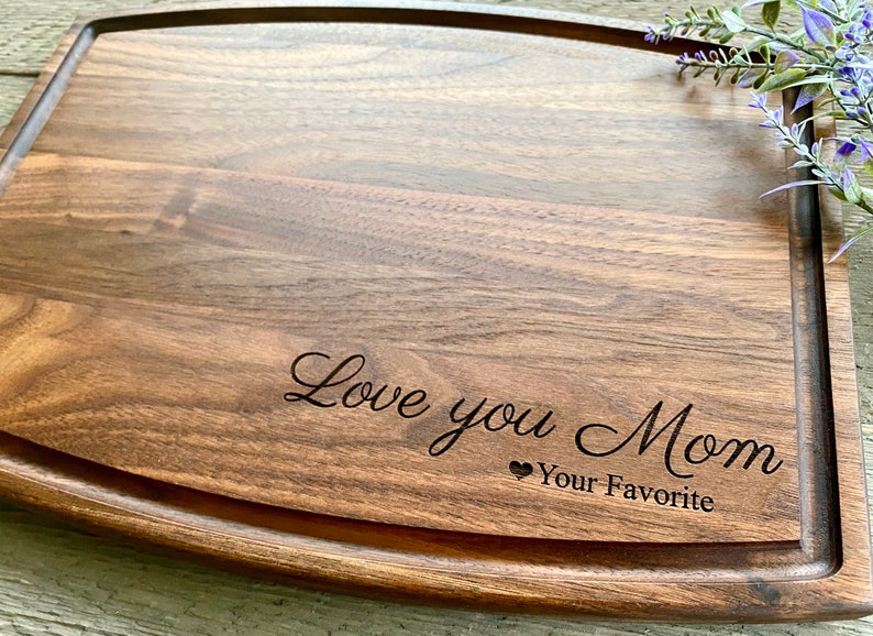 Mother's Day Personalized Cutting Board Custom Cutting Etsy