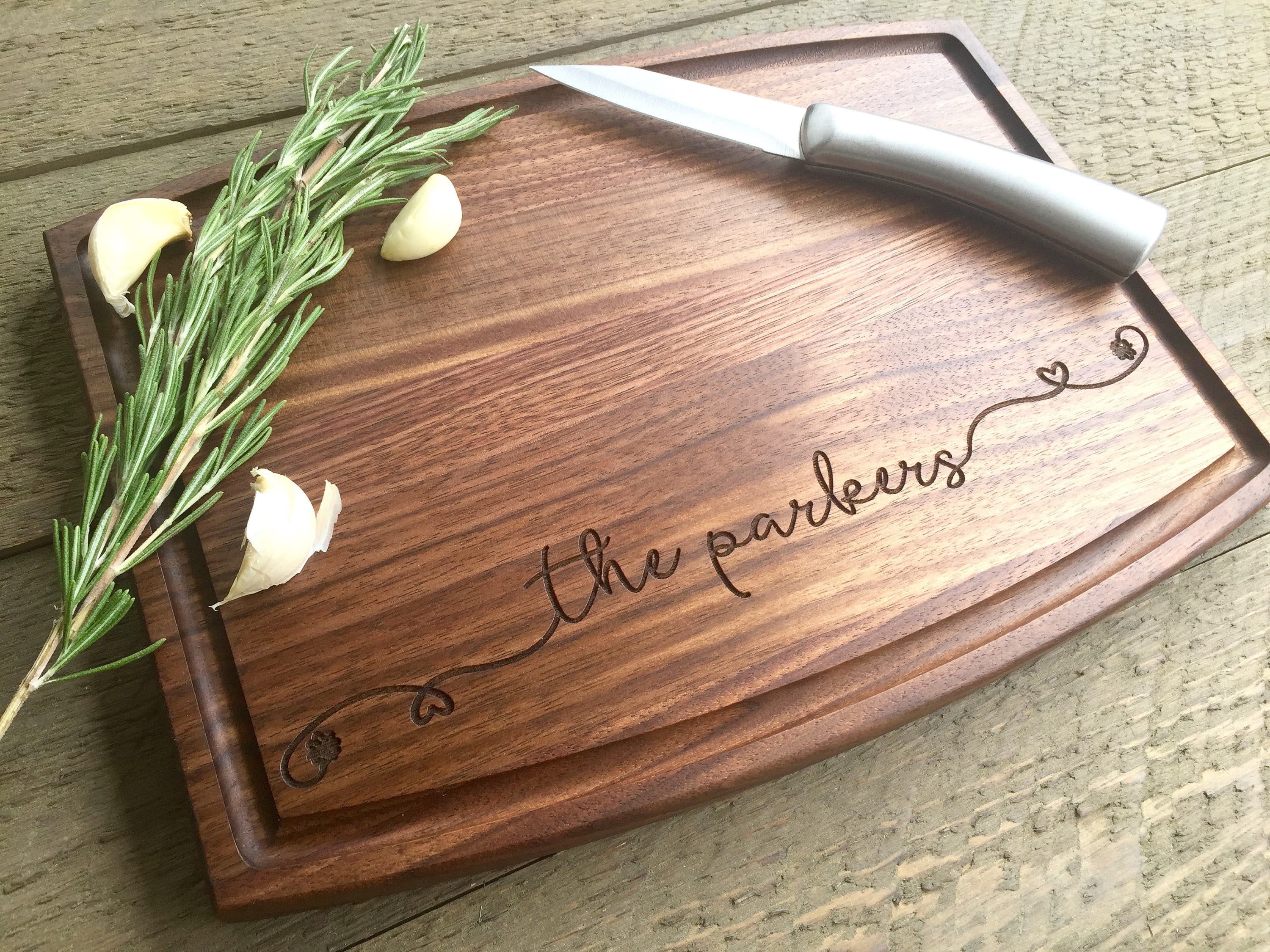Personalized Cutting Board Wedding Gift Wedding Shower Gift Etsy
