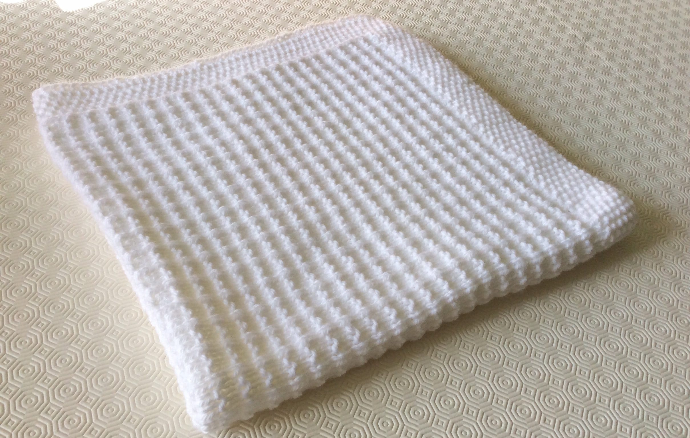 Stunning Hand Knitted Baby Blanket Etsy