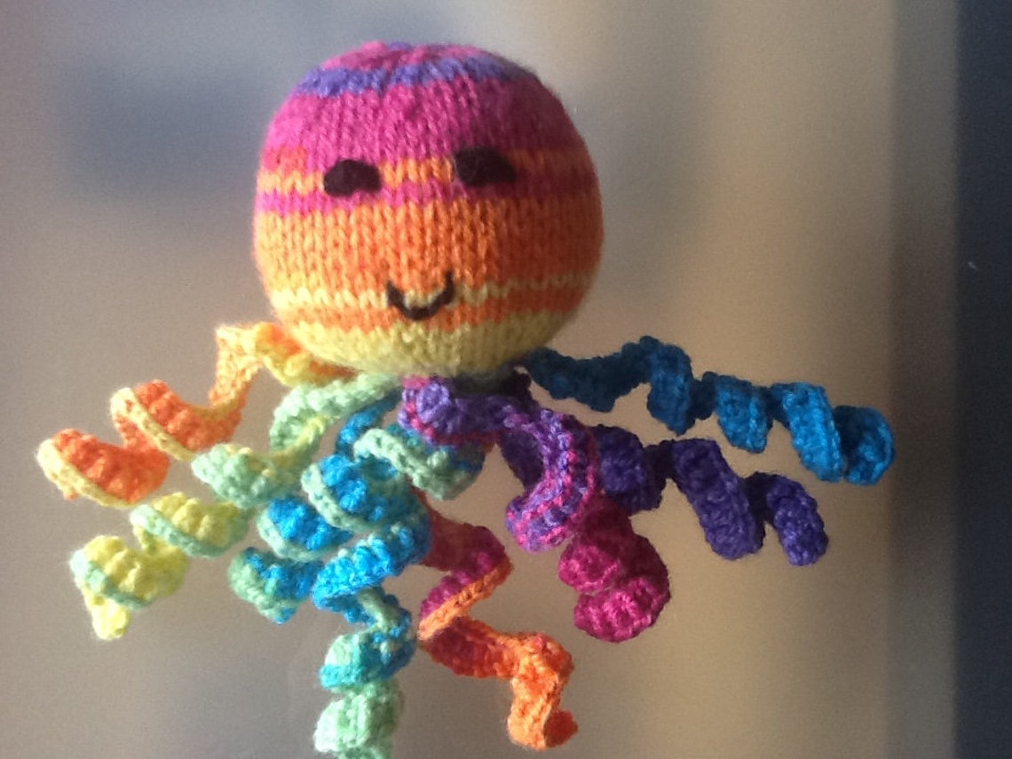 Hand Knitted Octopus for a Baby, Toddler, Child, Teen, or Adult. Soft