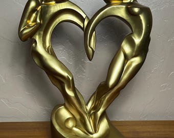 Soulmates Sculpture Signed by Artist Alexsander Danel, Austin Productions, Inc. circa 1980’s