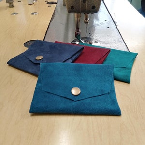 New version! Feminine and chic suede wallet. Possibility put 6 cards or more, money, coins. Classic envelope pouch.Pocket wallet.Card case