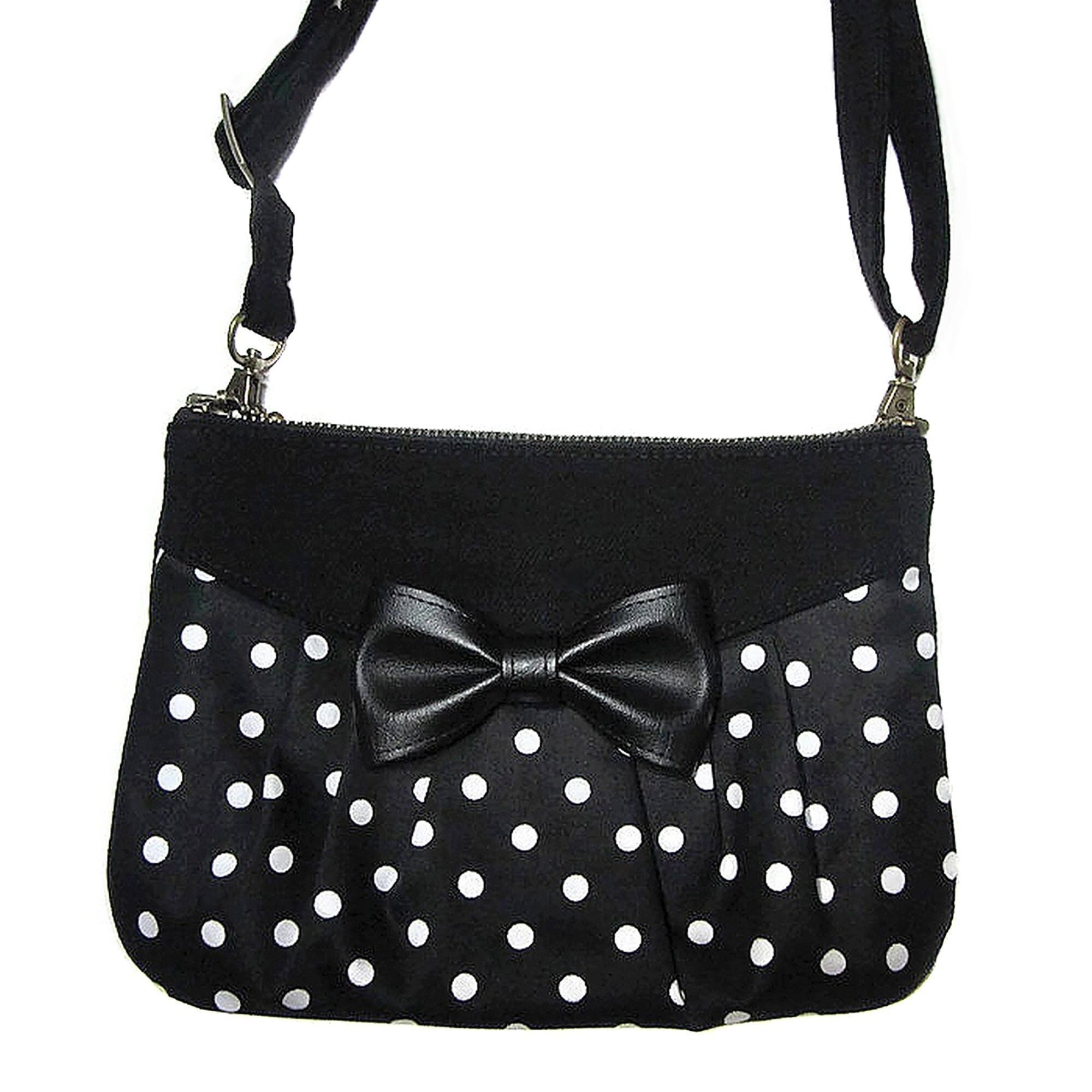 Polka dot purse hot sale