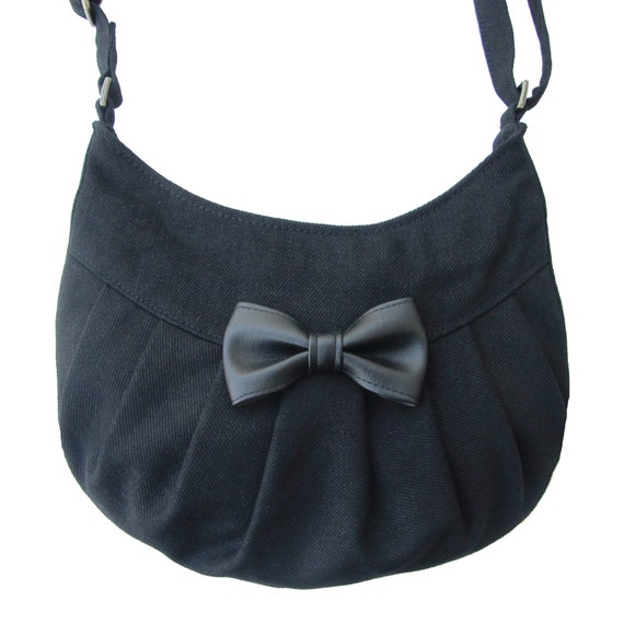 Black Bow Accent Handbag s-l400.jpg main image 4
