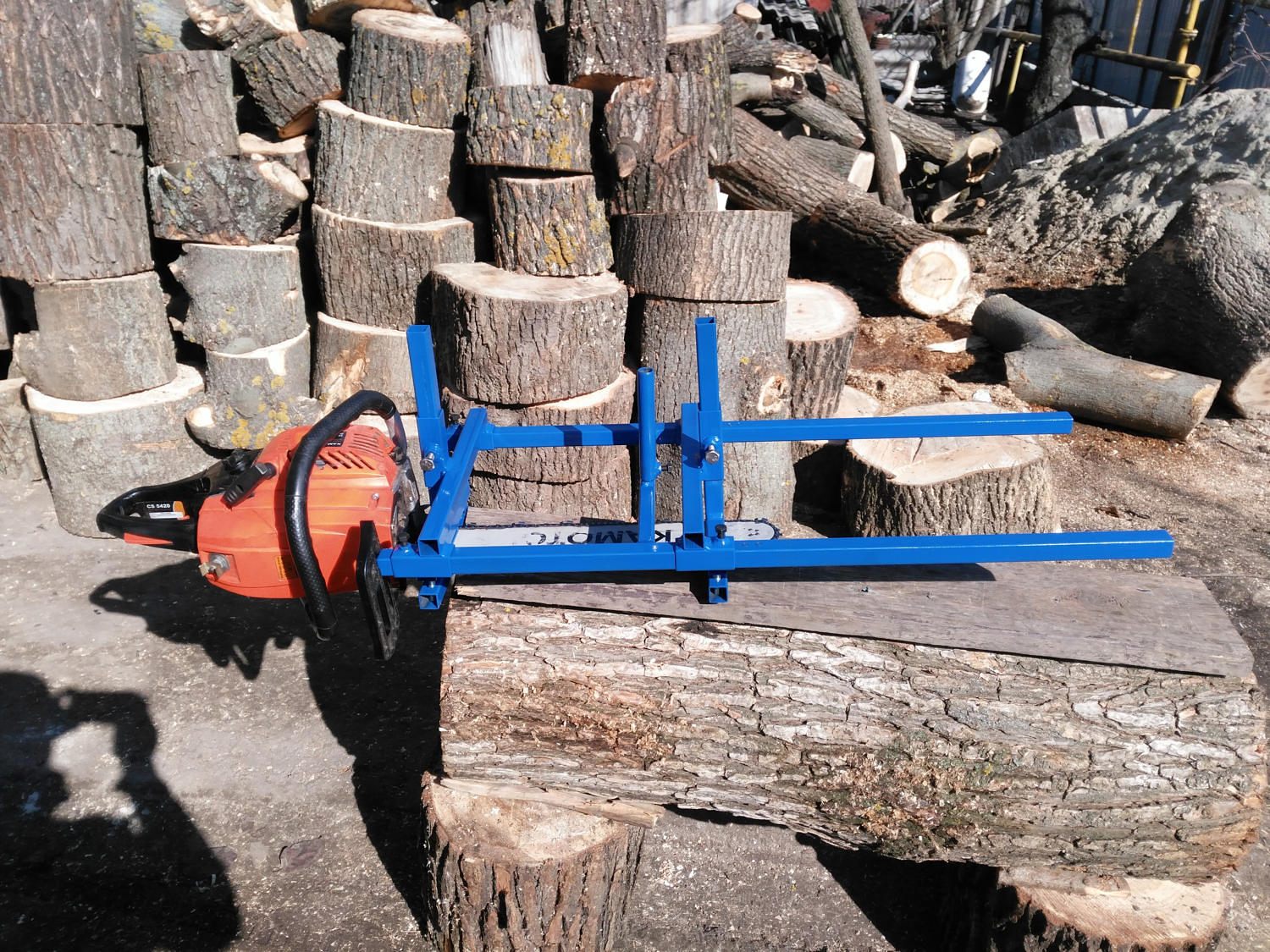 Portable Chainsaw mill attachment for lumber making 18 Etsy