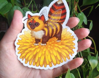 Jumbo Kittenbee Dandelion Sticker