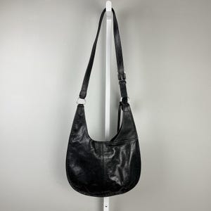 Vintage Y2K Brighton Purse Black Studded Heart Shoulder Bag Slouchy Charm immagine 8