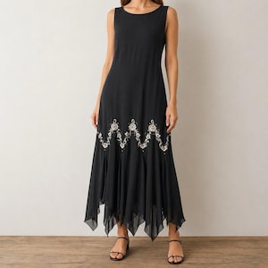 S.l.fashion Black Dress - Etsy
