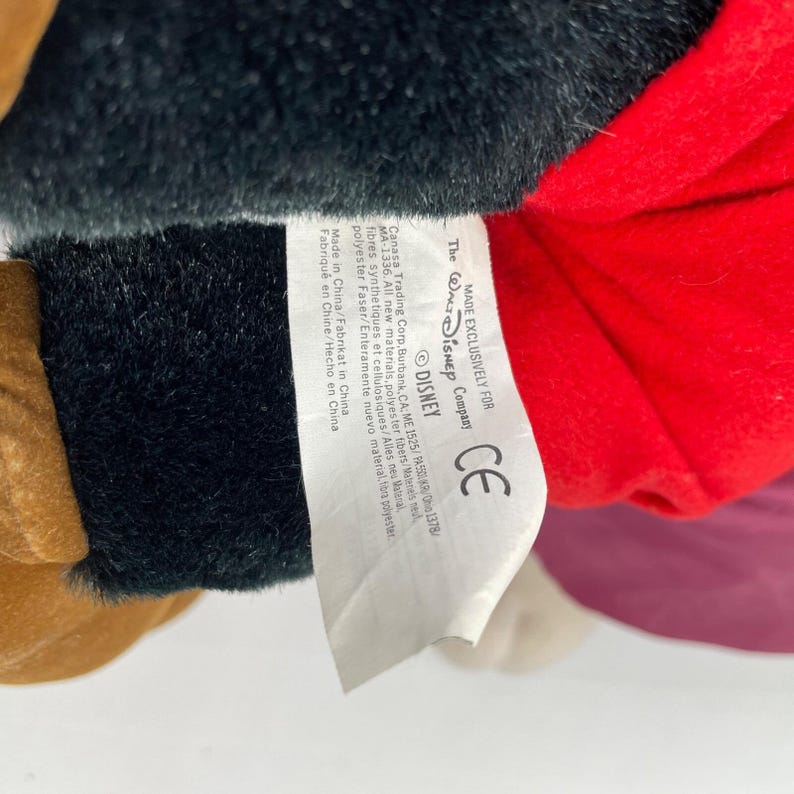 Peluche vintage Disney peluche sorcier Mickey Mouse Fanntasia 17 po. image 5