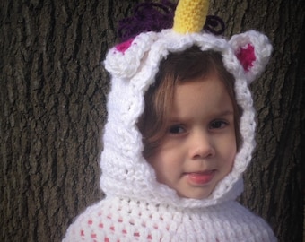 Unicorn Hood Hat Halloween Costume