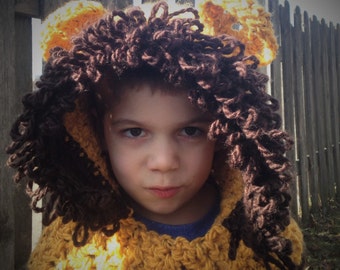 Chapeau de capuchon de lion Costume d’Halloween
