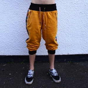 JACKFRUIT Tracksuits - Yellow - Unisex - Aztec Pants Festival Clothing Fresh Prince Trousers 80s African Print Retro 90s Mens Streetwear