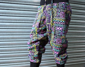 JACKFRUIT Winter Trousers - Pac Man - 80s Fresh Prince Festival Pants 90s Tracksuit Aesthetic Clothing Hip Hop Streetwear Cozy Party Joggers