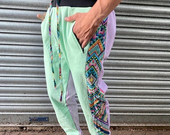 JACKFRUIT Fruit Pastel Tracksuits - 80s Pastel Clothing Unisex Festival Outfit Fresh Prince Trousers Rave Wear 90s Joggers Kawaii Streetwear