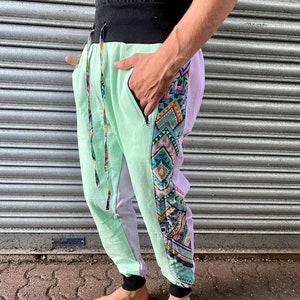 Chándales de frutas en tonos pastel de JACKFRUIT - Ropa pastel de los 80, atuendo unisex para festivales, pantalones de Fresh Prince, ropa rave, joggers de los 90, ropa urbana kawaii