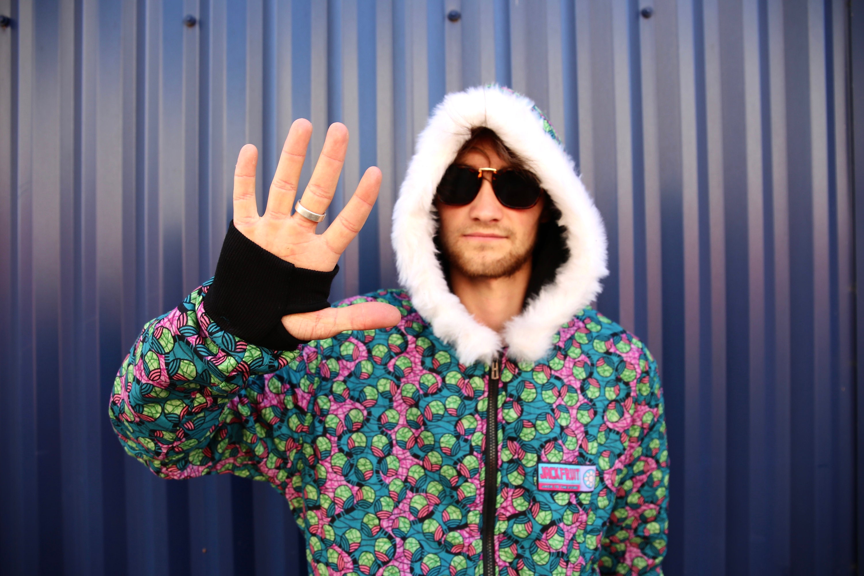 JACKFRUIT Winter Hoodie 80s Fur Hood Festival Jacket Kawaii - Etsy