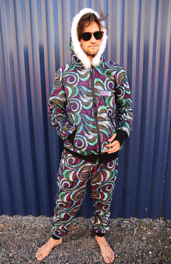 JACKFRUIT Winter Hoodie - 80s Fur Hood Festival Jacket Kawaii