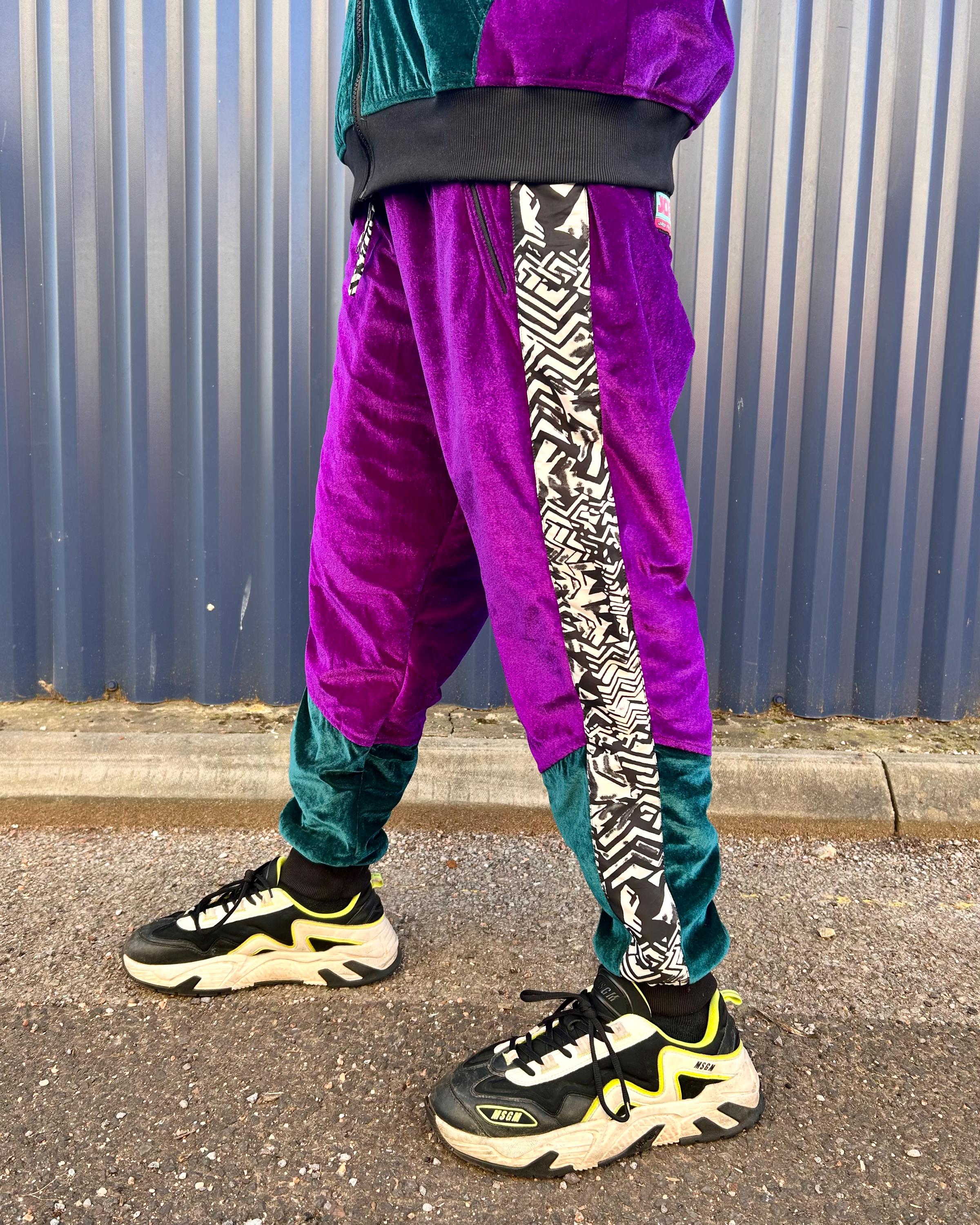 JACKFRUIT Cozy Velvet Loungers - Pimp Velour Tracksuit Festival