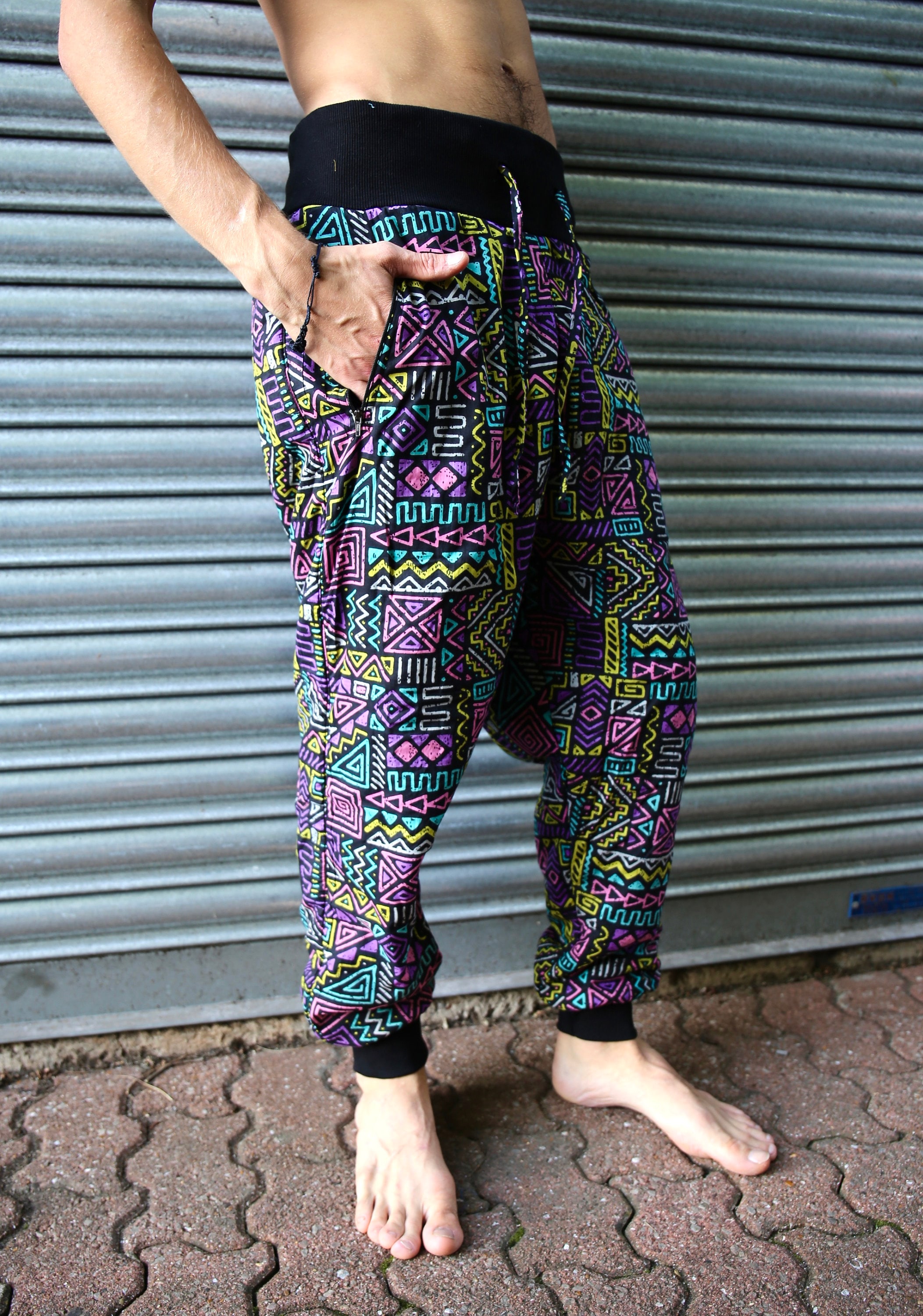 JACKFRUIT Winter Trousers - Pac Man - 80s Fresh Prince Festival