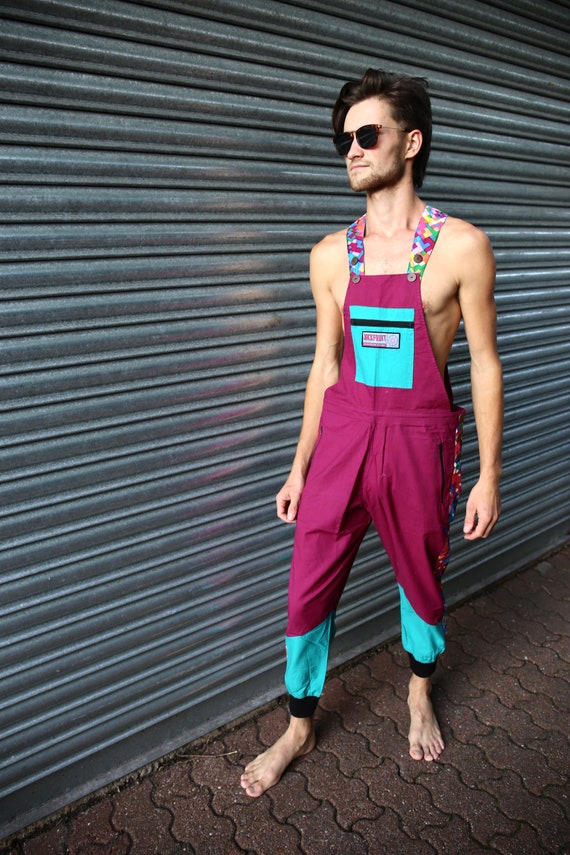 JACKFRUIT Deluxe Dungarees - 80s Fresh Prince Adult Overalls 90s