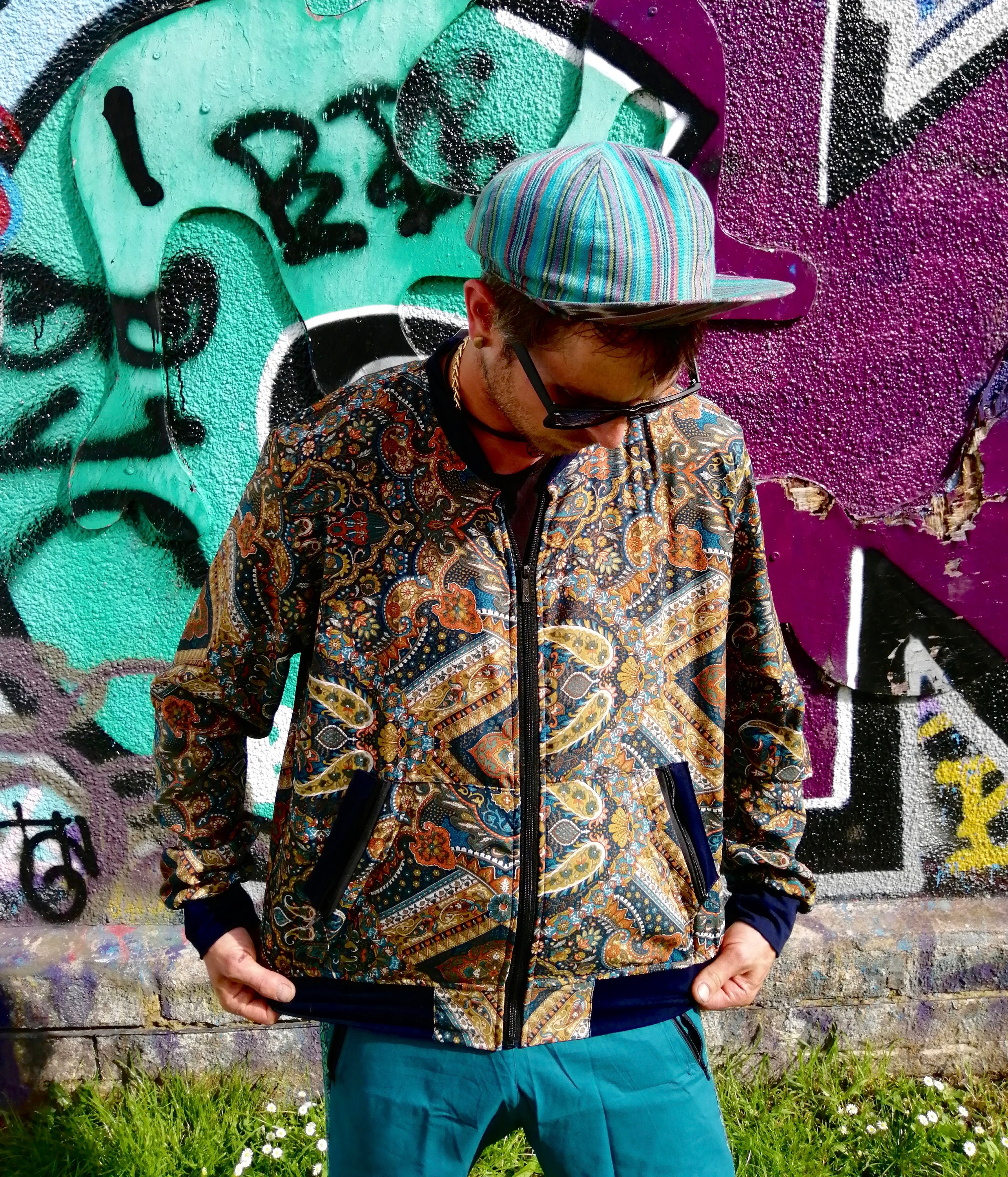 Paisley Bomber Jacket - Etsy