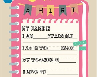 First Day of School Shirt